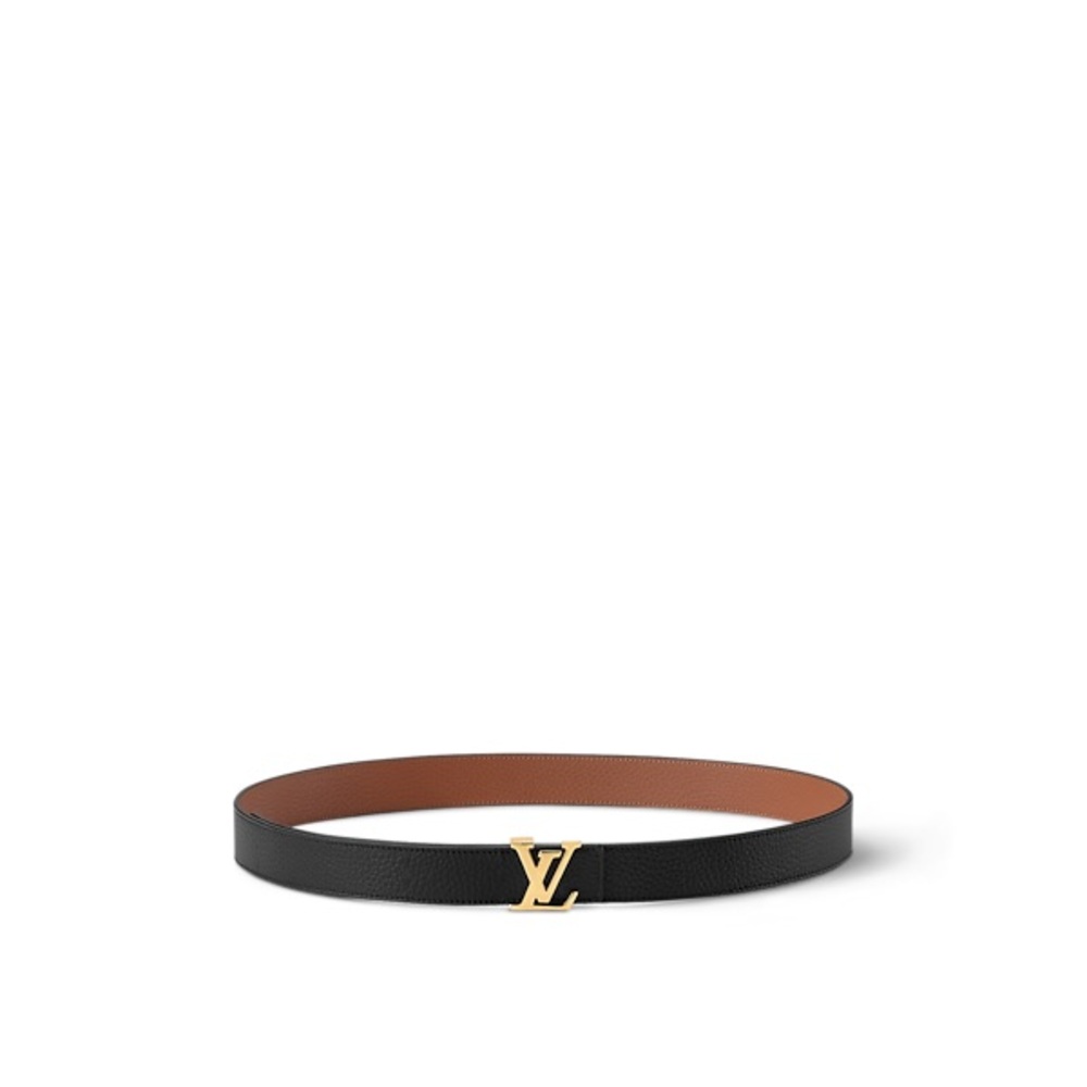 LOUIS VUITTON LV INITIALES 30MM REVERSIBLE BLACK/ BROWN LEATHER BELT - Picture 3 of 9